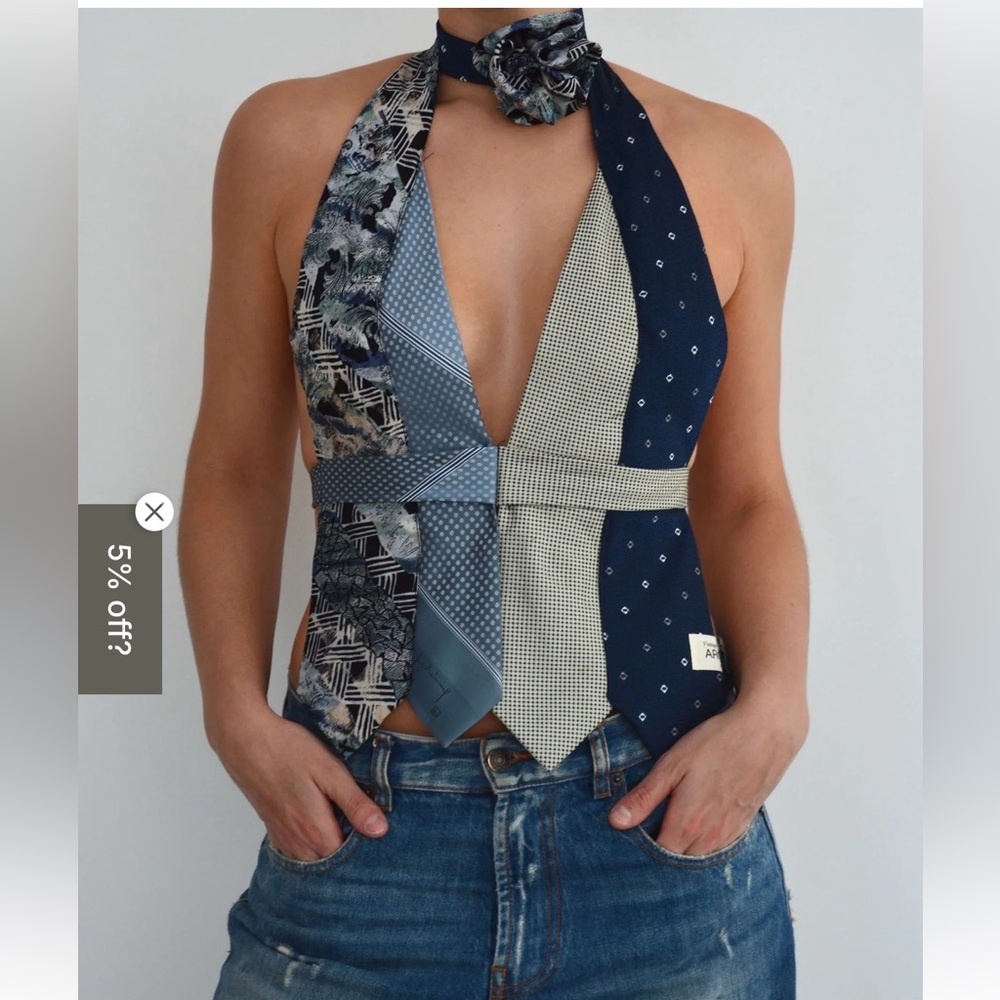 Archive The Label Tie Top